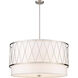 Dalton 5 Light 32 inch Brushed Nickel Pendant Ceiling Light
