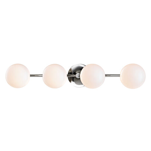 Fleming LED 28.5 inch Polished Nickel Bath Light Wall Light