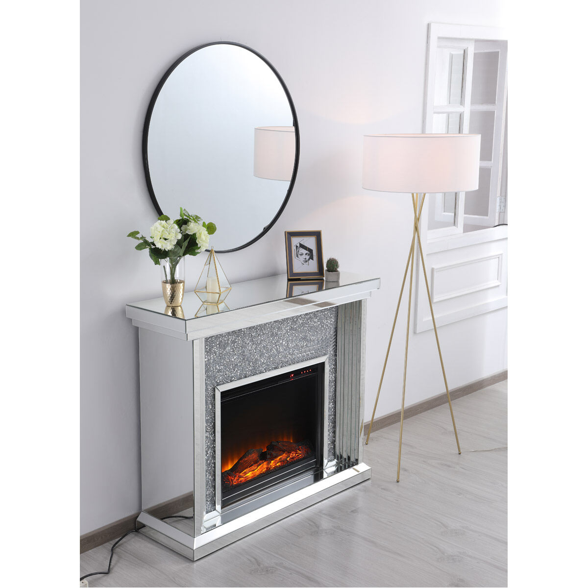 Cason 66 inch 60 watt Brass Floor lamp Portable Light