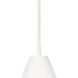 Bluff 1 Light 16 inch White Outdoor Pendant