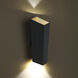 Dink LED 4 inch Black Gold Leaf ADA Wall Sconce Wall Light