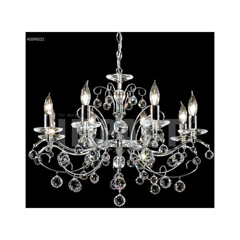 Regalia 8 Light 26 inch Silver Crystal Chandelier Ceiling Light
