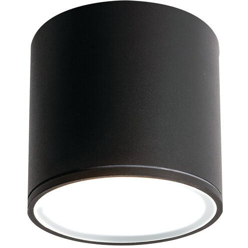 Everly LED 4.25 inch Black Semi-Flush Mount Ceiling Light