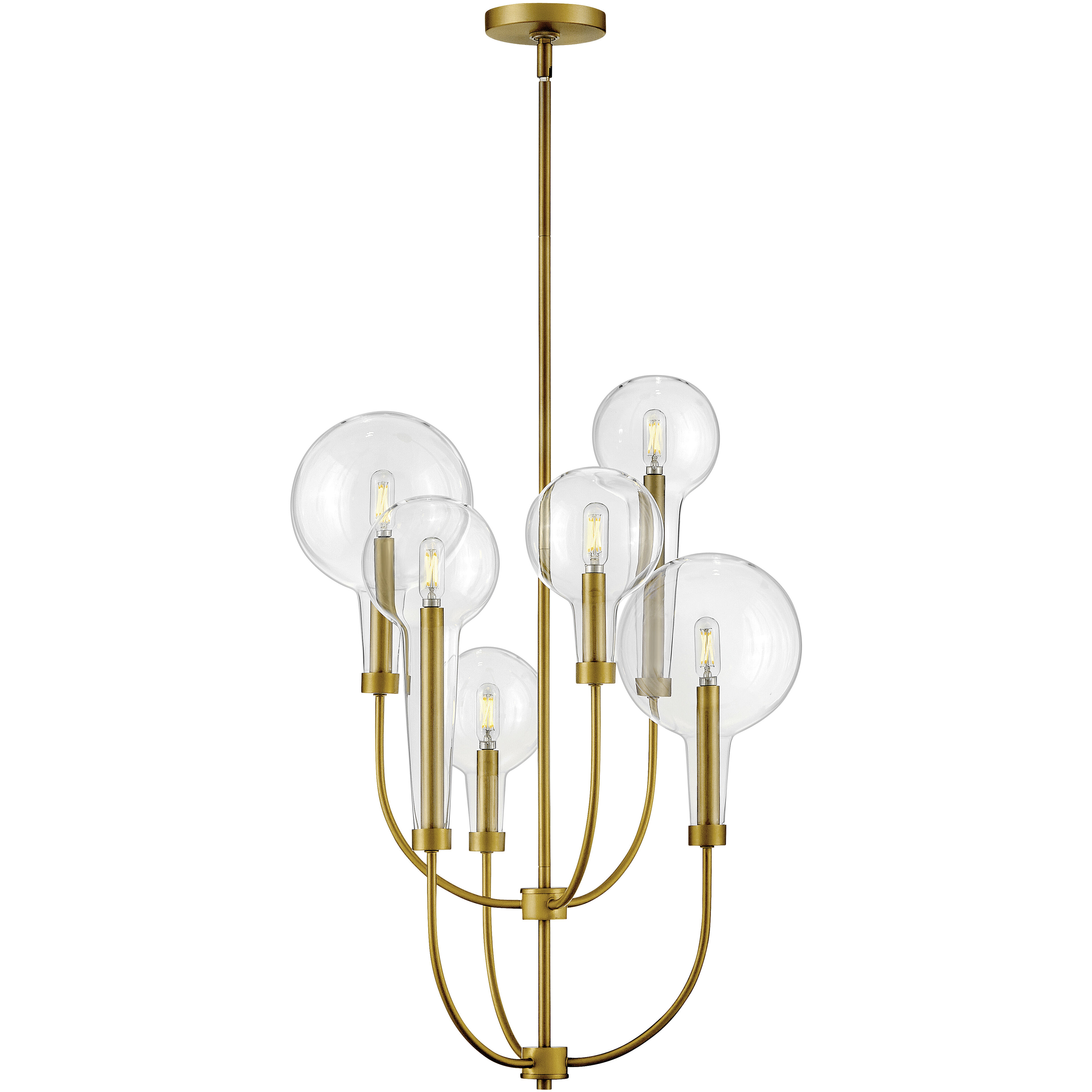 Alchemy 20 inch Lacquered Brass Indoor Foyer Light Ceiling Light