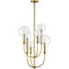 Alchemy 20 inch Lacquered Brass Indoor Foyer Light Ceiling Light