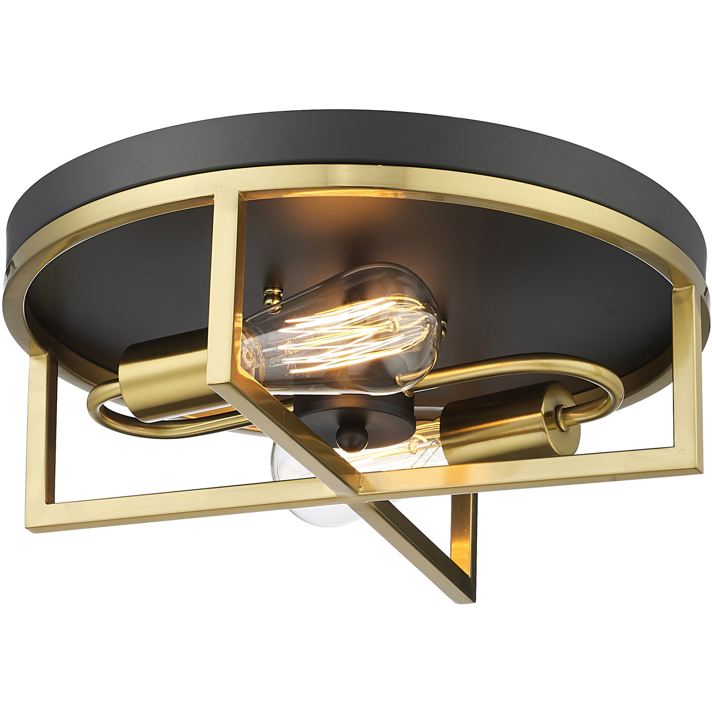 Canada 2 Light 14.00 inch Flush Mount