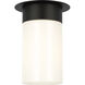 Drew & Jonathan Archer 1 Light 4 inch Midnight Black Flush Mount Ceiling Light in LED