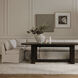 Fable Beige Slipcover Dining Banquette, L-Shape