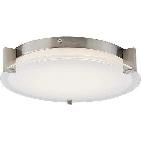 Matrix LED 11.8 inch Brushed Nickel Flush Mount Ceiling Light