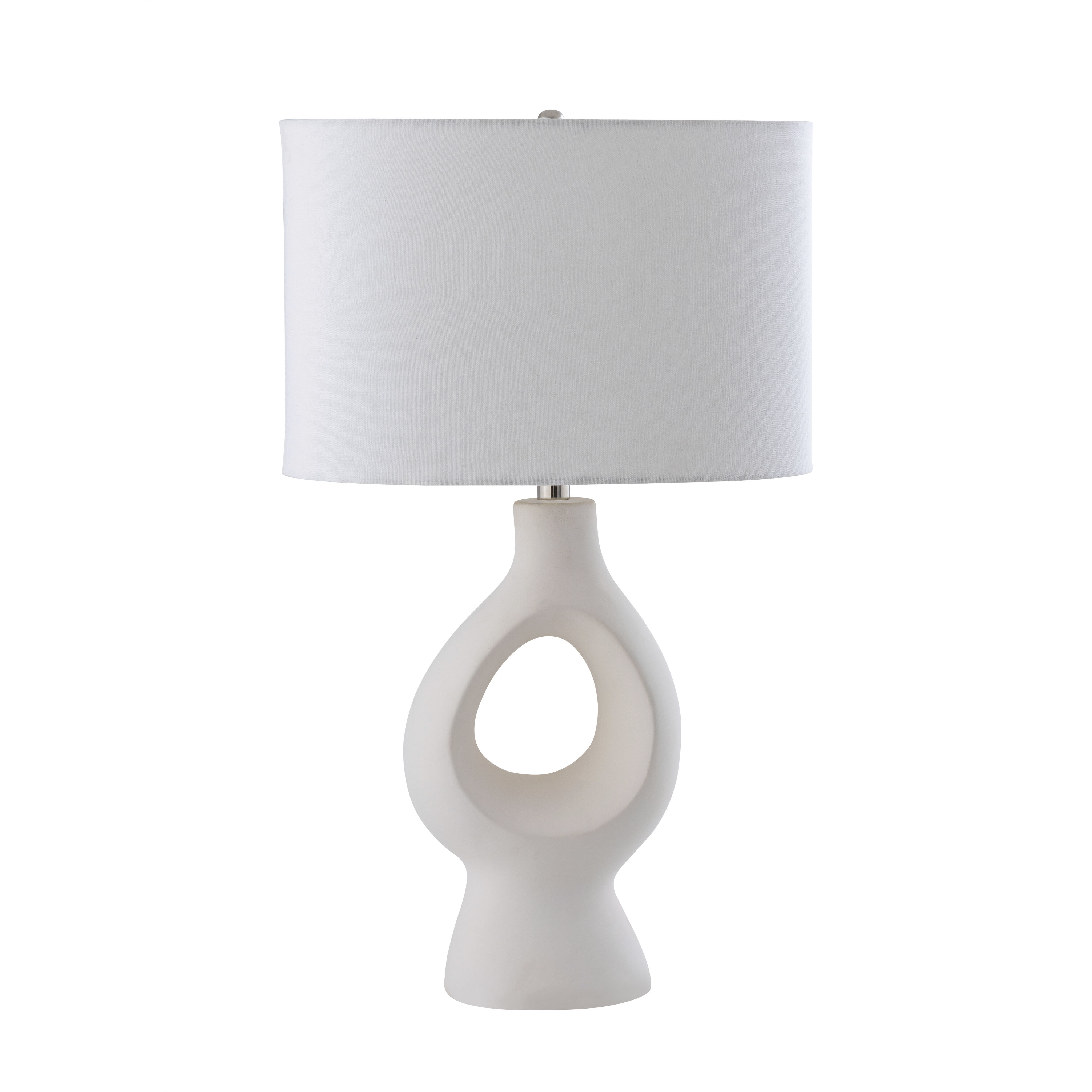Fenimore 27 inch 9 watt White Table Lamp Portable Light
