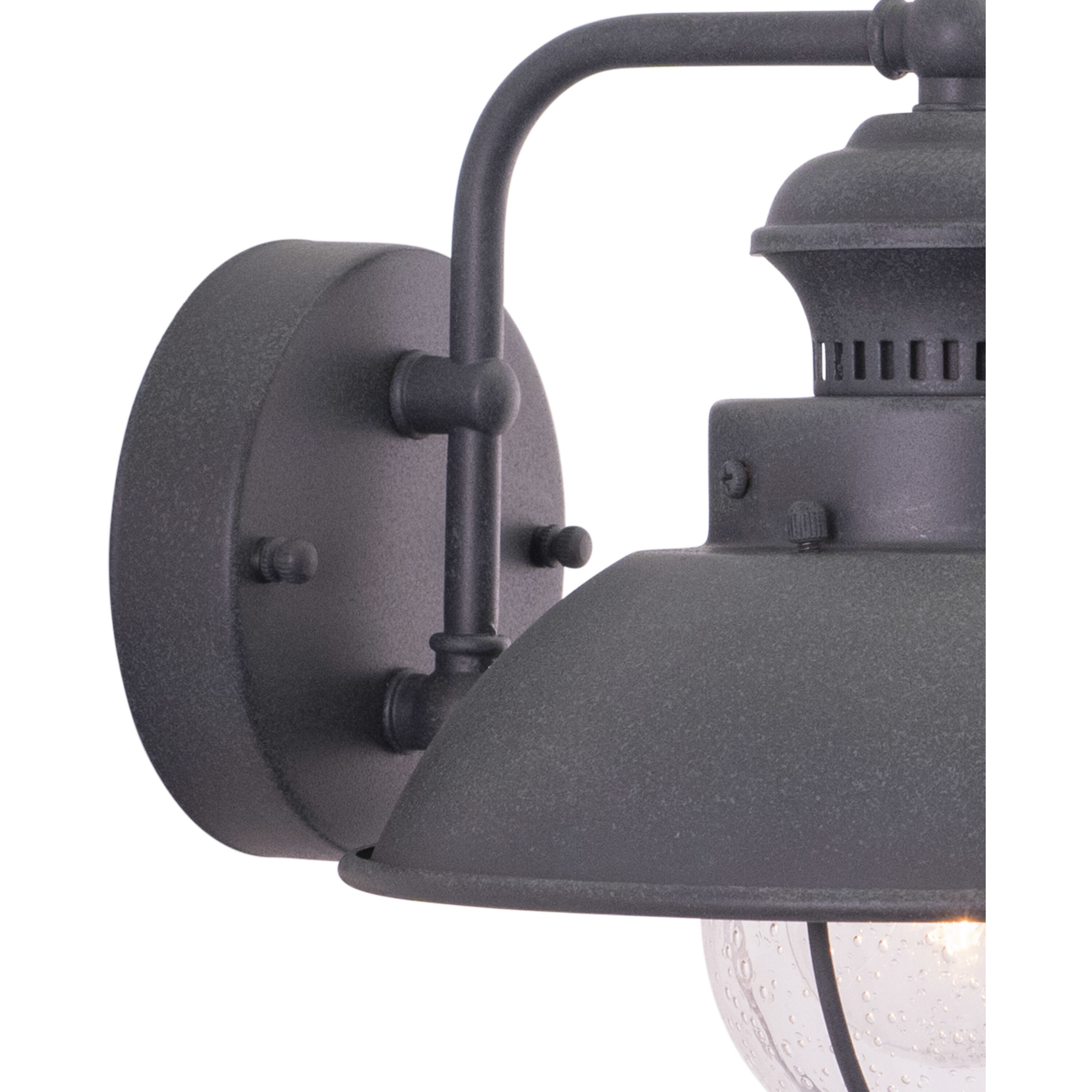 Harwich LED 8 inch Textured Gray Outdoor Wall