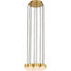 Sean Lavin Gable 8 Light 10.4 inch Hand Rubbed Antique Brass Chandelier Ceiling Light