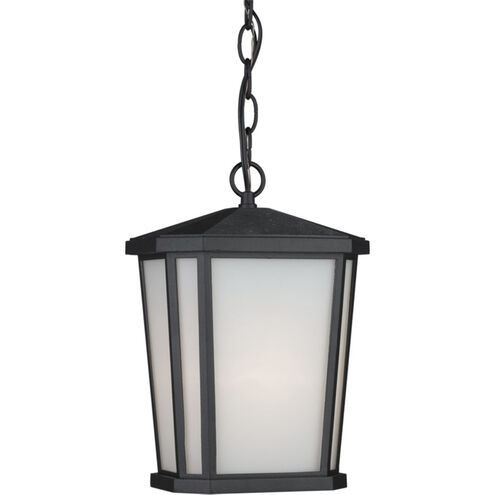 Hampton 1 Light 13 inch Black Outdoor Post Light