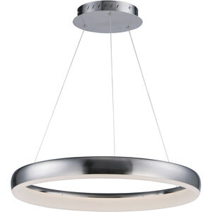 Innertube LED 23.5 inch Satin Nickel Single Pendant Ceiling Light