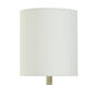 Signature 21 inch 60.00 watt White Table Lamp Portable Light