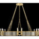 Mirage 12 Light 49.75 inch Gold Chandelier Ceiling Light