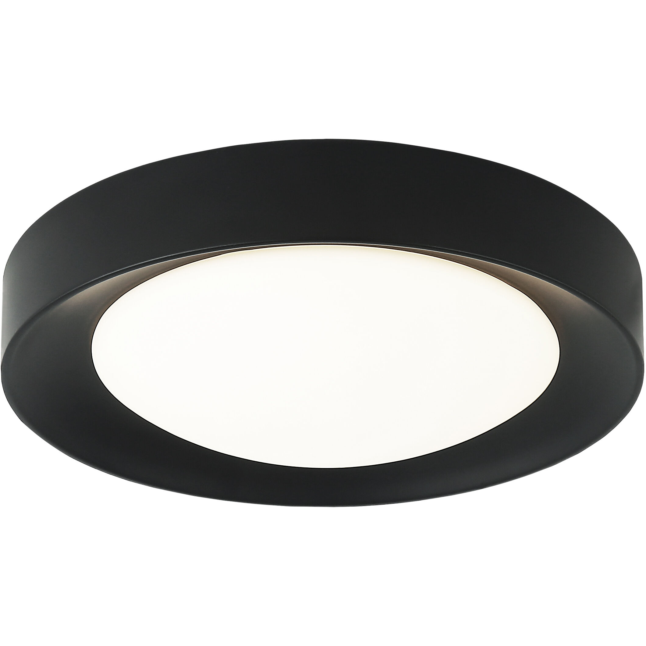Essene LED 12 inch Black Flush Mount Ceiling Light