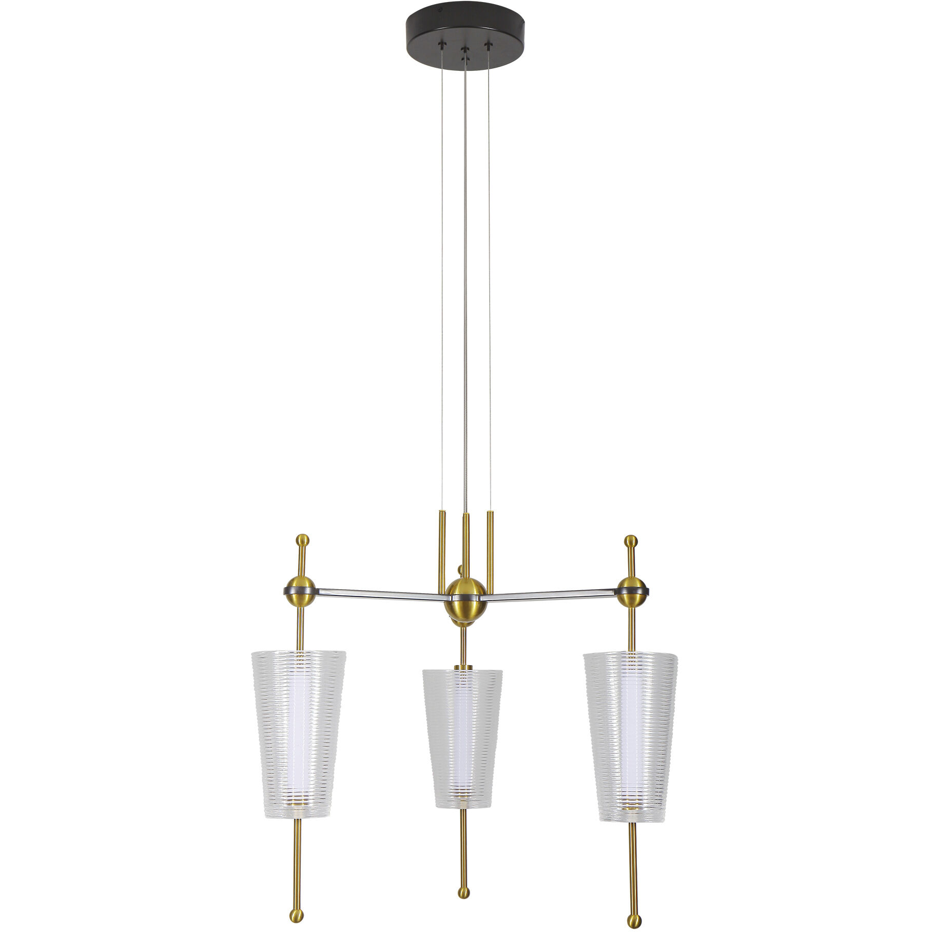 Artisan Collection/TOSCANA Series 25.5 inch Antique Brass Pendant Ceiling Light