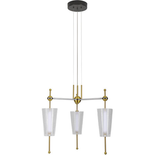 Artisan Collection/TOSCANA Series 26 inch Antique Brass Pendant Ceiling Light