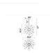 Element LED 24 inch Polished Nickel Chandelier Ceiling Light