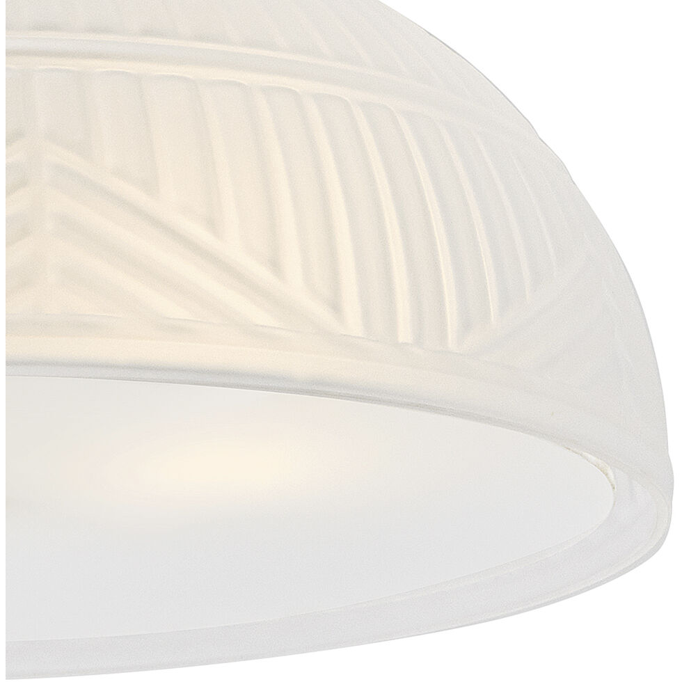 Lisa McDennon Devon 2 Light 13.25 inch Lacquered Brass Foyer Ceiling Light, Ceiling, Flush Mount