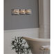 Tate 3 Light 21 inch Black Bath Sconce Wall Light