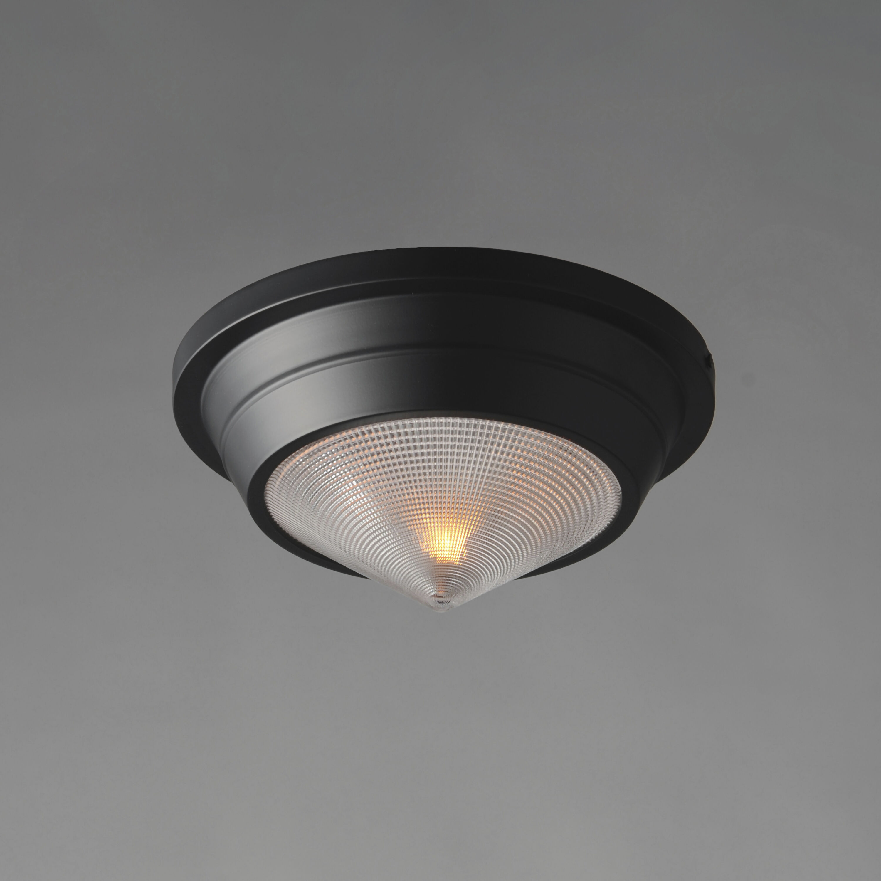 Hargreaves 1 Light 10 inch Black Flush Mount Ceiling Light