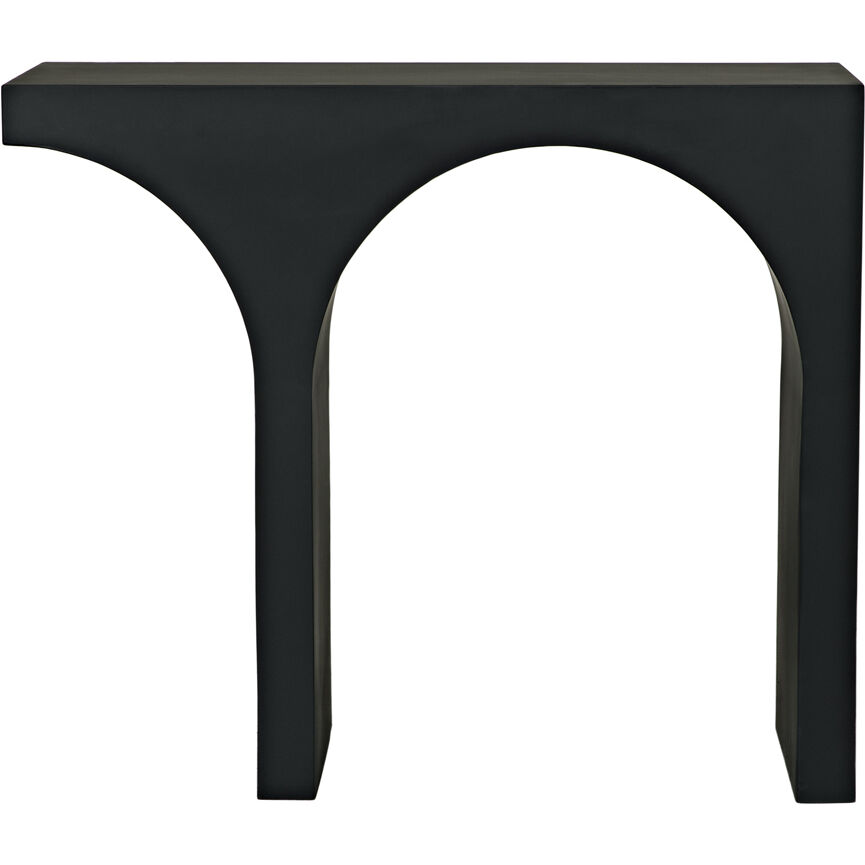 Maximus 35 X 30 inch Matte Black Console/Side Table
