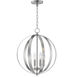 Provident 4 Light 16 inch Satin Nickel Single Pendant Ceiling Light