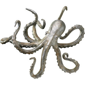 Octopus Pewter Shelf Décor