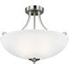 Geary 3 Light 18.63 inch Semi-Flush Mount