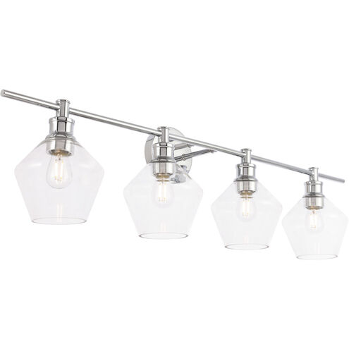 Gene 4 Light 38 inch Chrome Wall sconce Wall Light