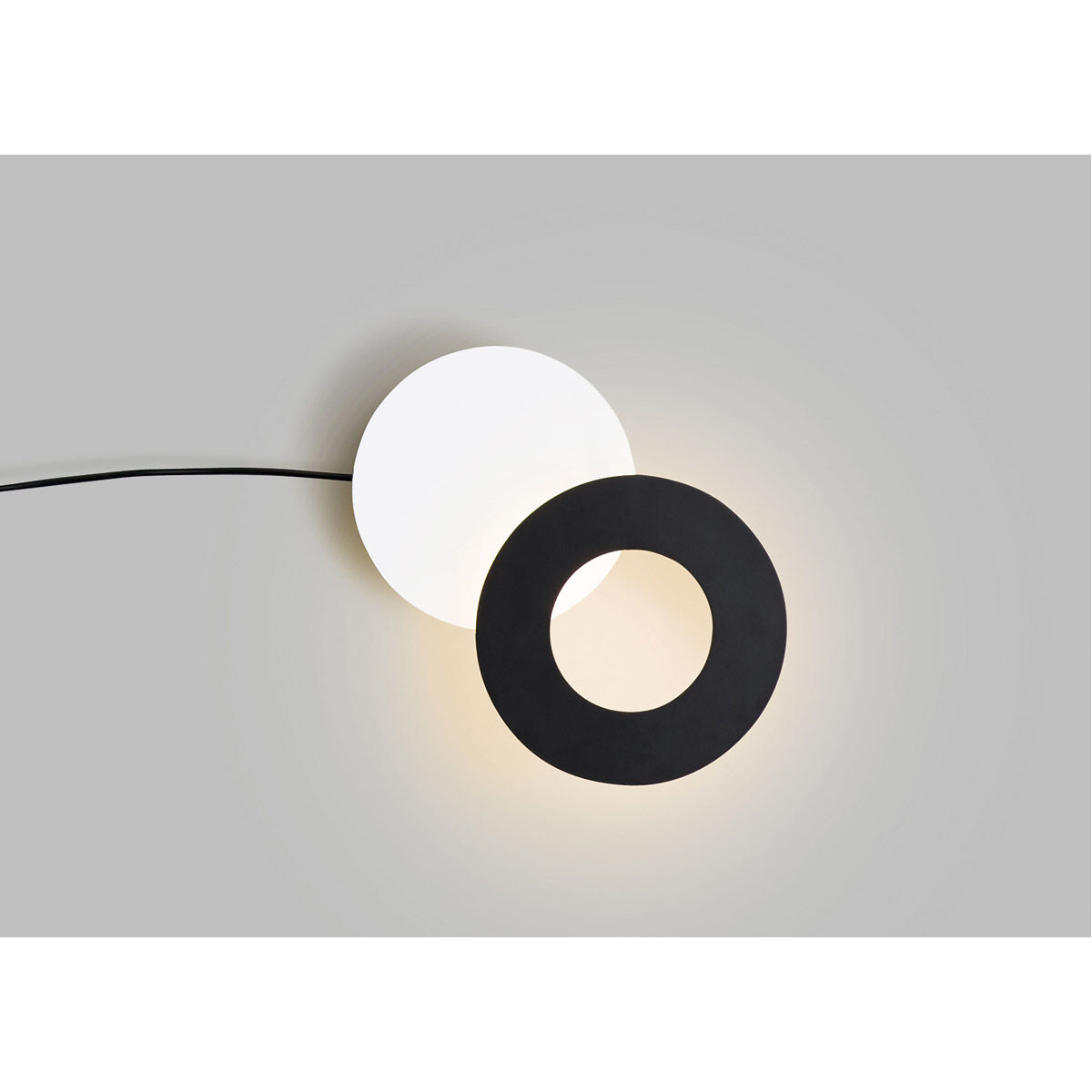 Orbital LED 29 inch Black and White ADA Wall Sconce Wall Light
