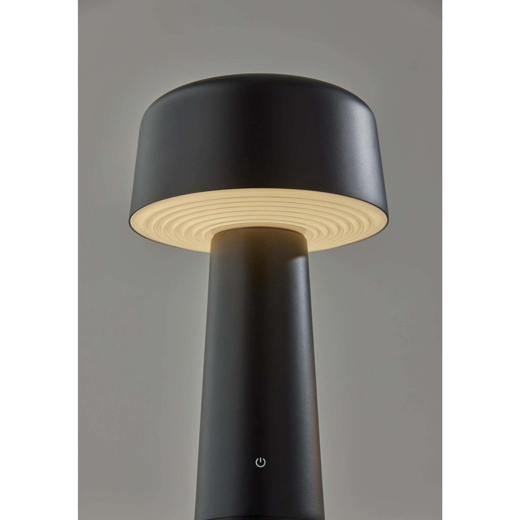 Lenny 10 inch 1.50 watt Black LED Cordless Table Lamp Portable Light