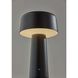 Lenny 10 inch 1.50 watt Black LED Cordless Table Lamp Portable Light