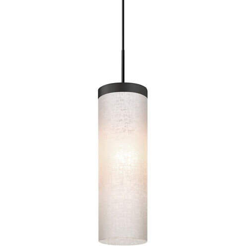Friz 1 Light Black Pendant Ceiling Light