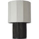 Anne-Marie Barton Fumar 17.5 inch 15.00 watt Ridged Carbon Table Lamp Portable Light