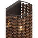 Beaudelle 2 Light 8.25 inch Dark Bronze Wall Sconce Wall Light