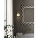 Macy 48 X 30 inch Natural and Brass Mirror