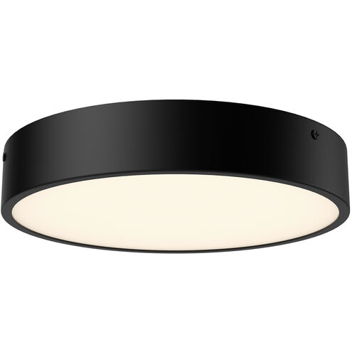 Adelaide 11.13 inch Matte Black Flush Mount Ceiling Light