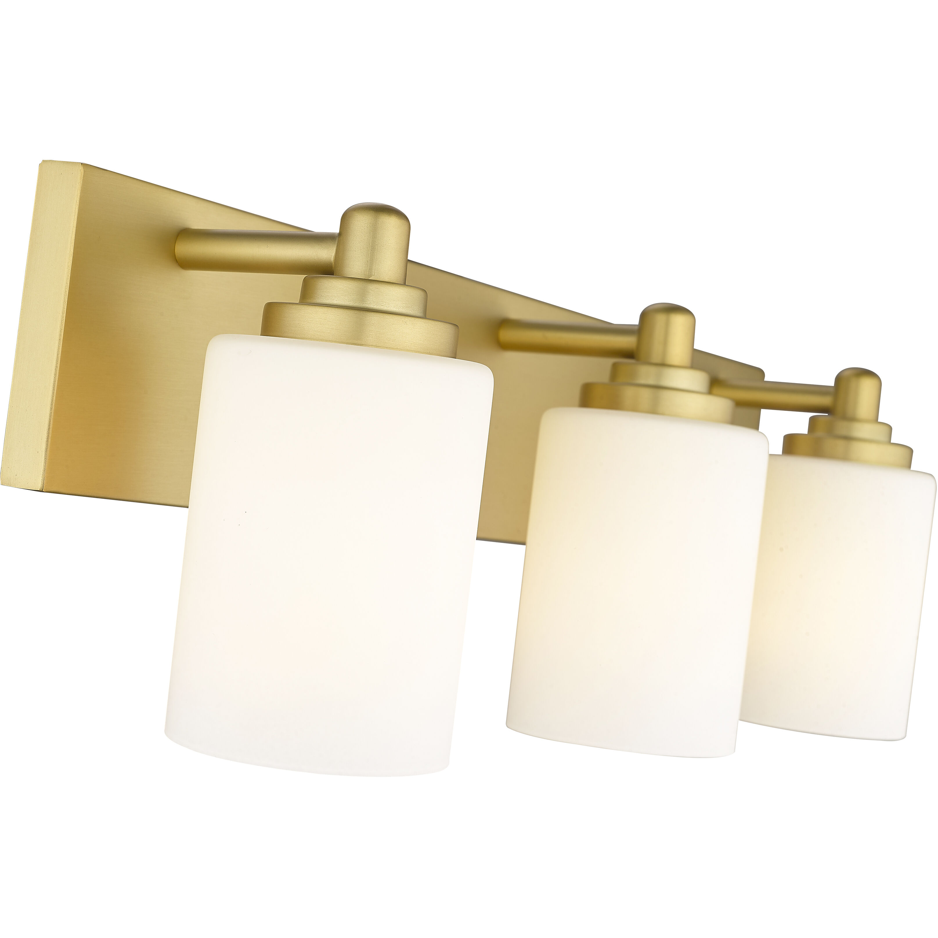 Soledad 3 Light 23 inch Brushed Gold Vanity Wall Light