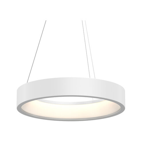 Tromme LED 24 inch Satin White Pendant Ceiling Light