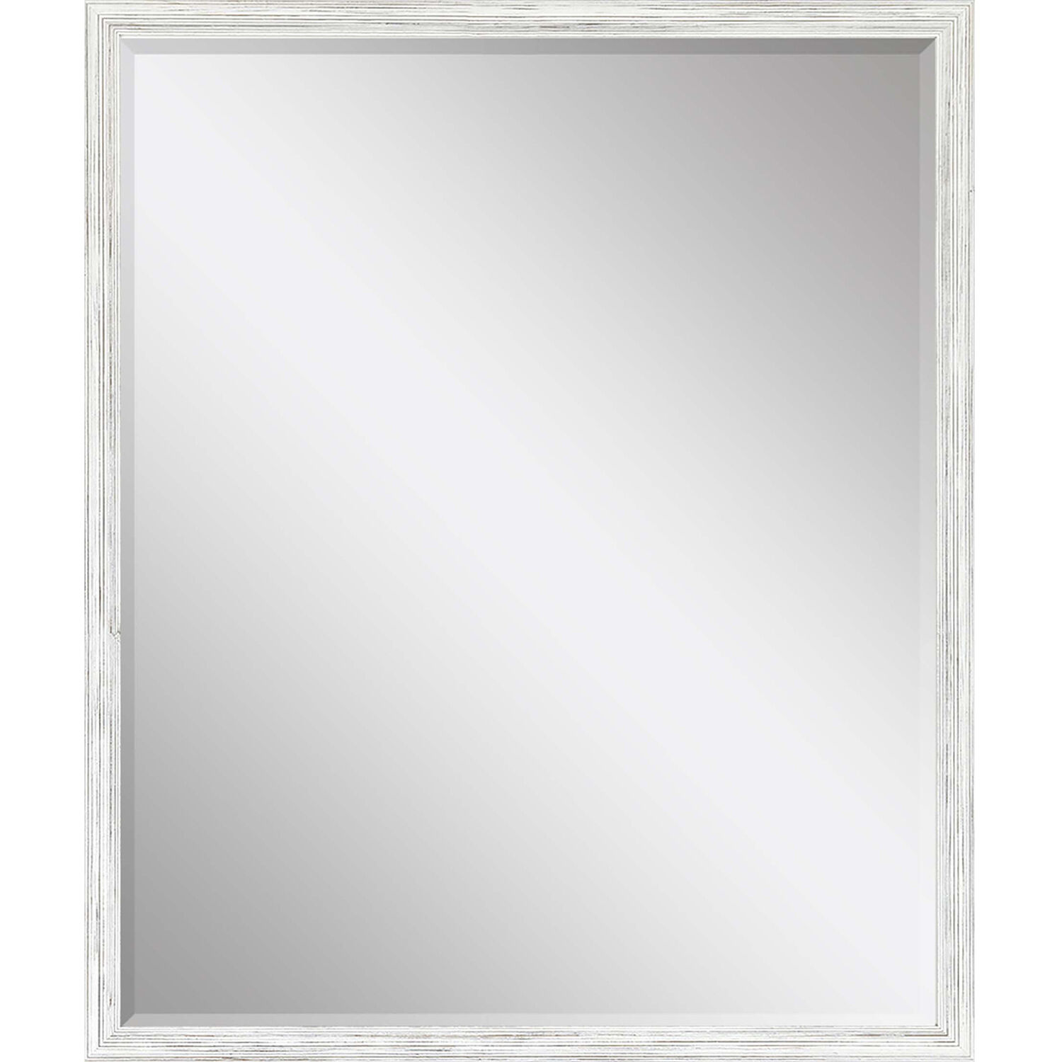 418 Mirror Group 31 X 25 inch White Wall Mirror