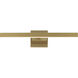 Pasha LED 12 inch Gold Wall Sconce Wall Light