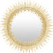 Auriga 38 X 38 inch Gold Leaf Wall Mirror