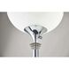 Metropolis 72 inch 150.00 watt Chrome Floor Lamp Portable Light