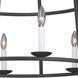 Wickenburg 6 Light 28 inch Black Iron Pendant Ceiling Light