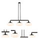 Franklin Restoration Bridgeton 3 Light 44 inch Oil Rubbed Bronze Island Light Ceiling Light