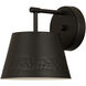 Maddox 1 Light 8 inch Matte Black Wall Sconce Wall Light