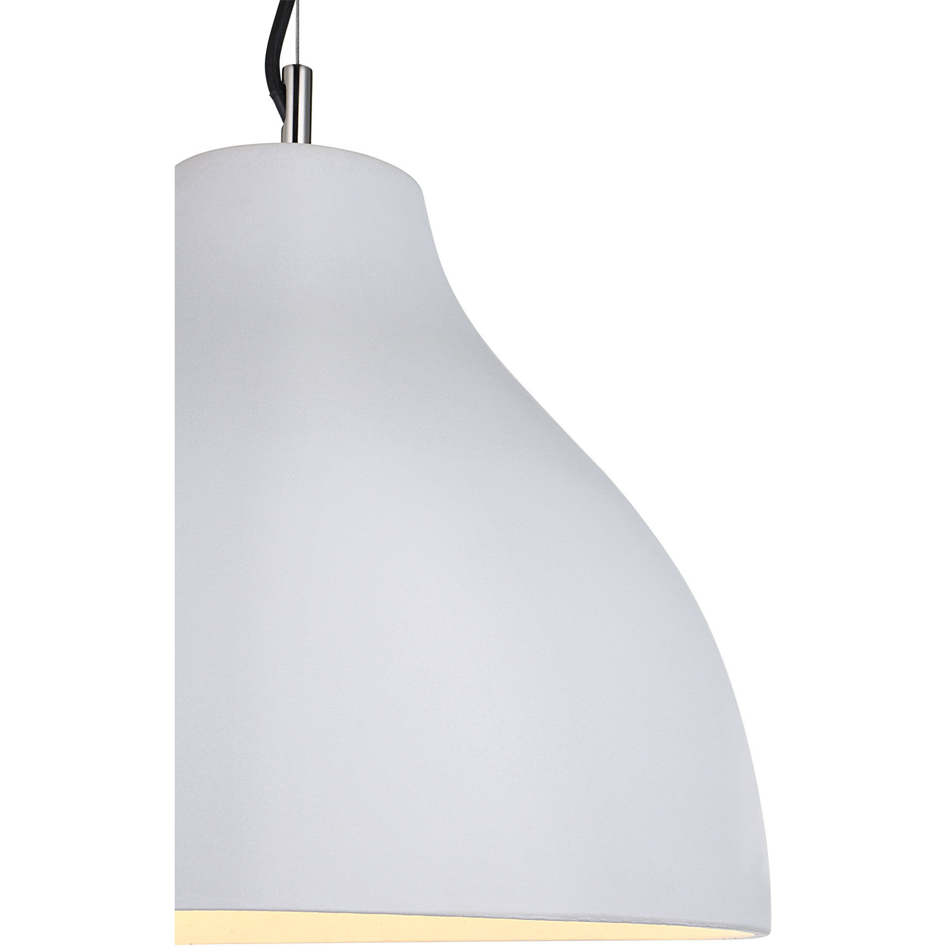 Fallbrook 1 Light 15 inch White Pendant Ceiling Light